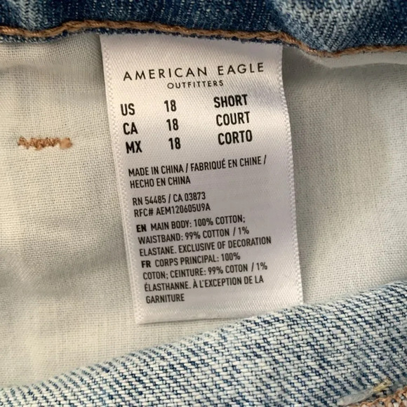 American Eagle Cut Off Mom Shorts - Picture 6 of 6